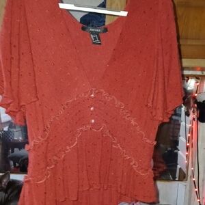 Forever 21 Rust Colored Crop Top